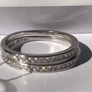 NEW - Giani Bernini silver stack rings